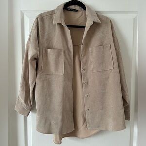 Zara Beige Women's Blouse